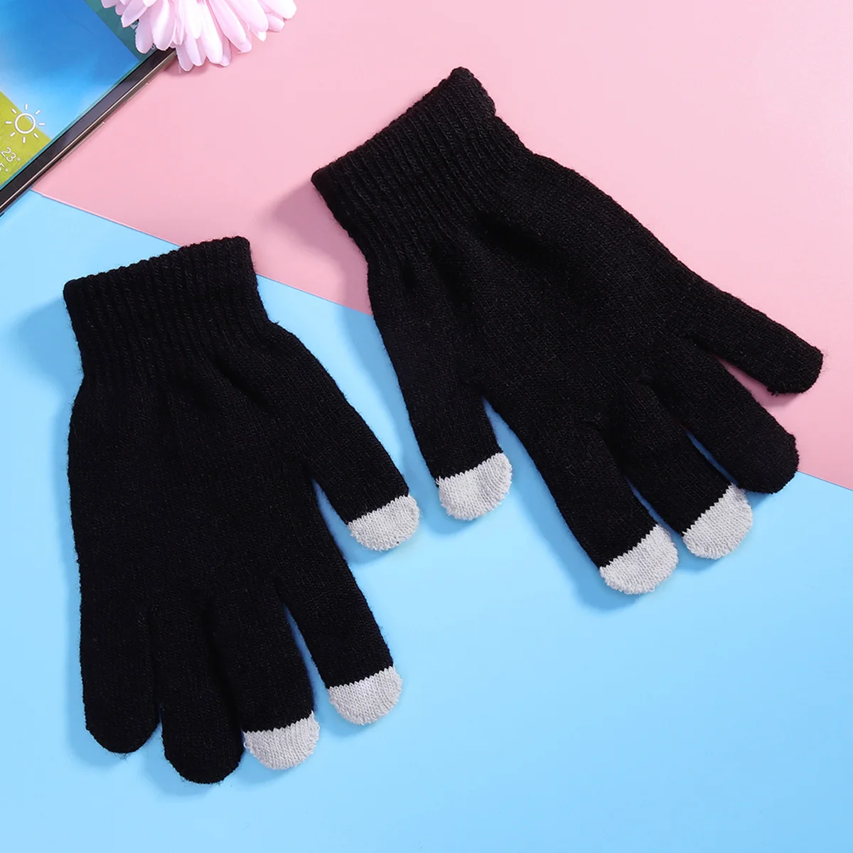 

Touch Screen Gloves For Men Women Knitted Acrylic Warm Winter Outdoor Hiking Climbing Smartphone Use Gift