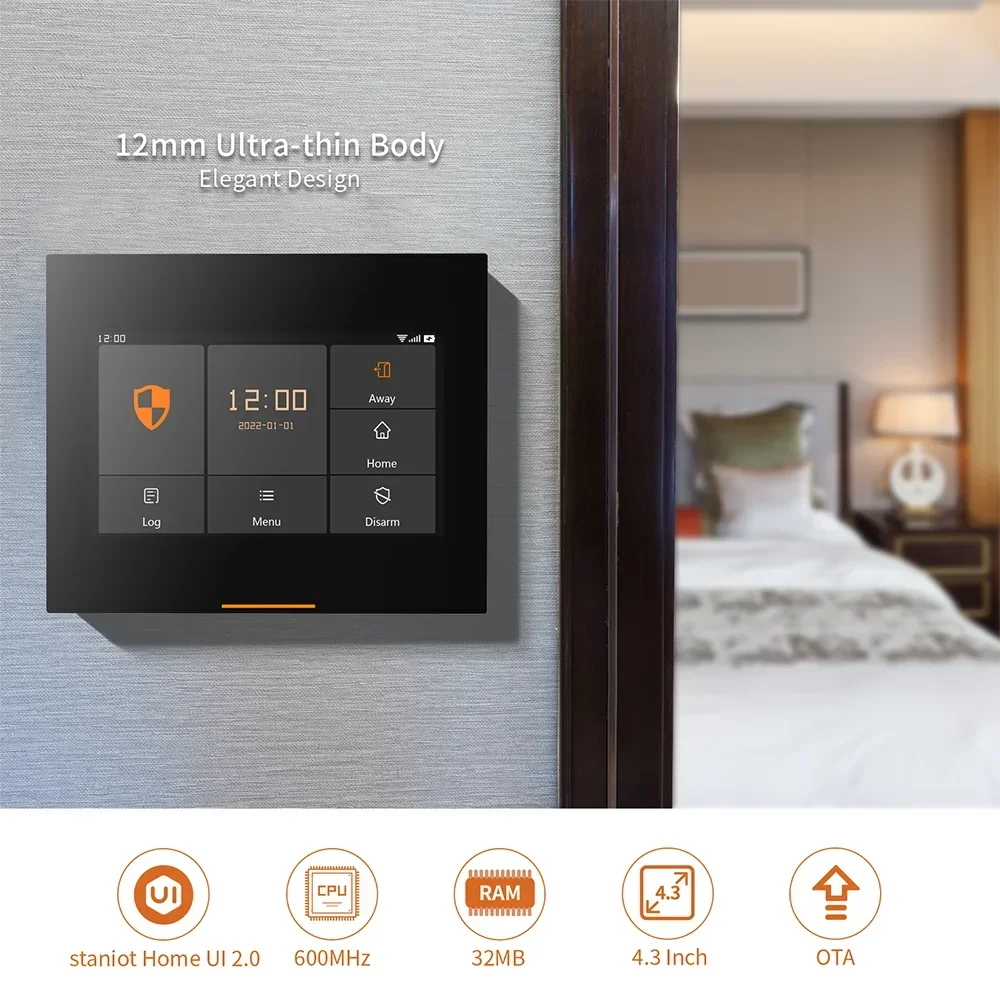 Best Seller FirstWifi GSM Wireless 433mhz Home Burglar Security Alarm System