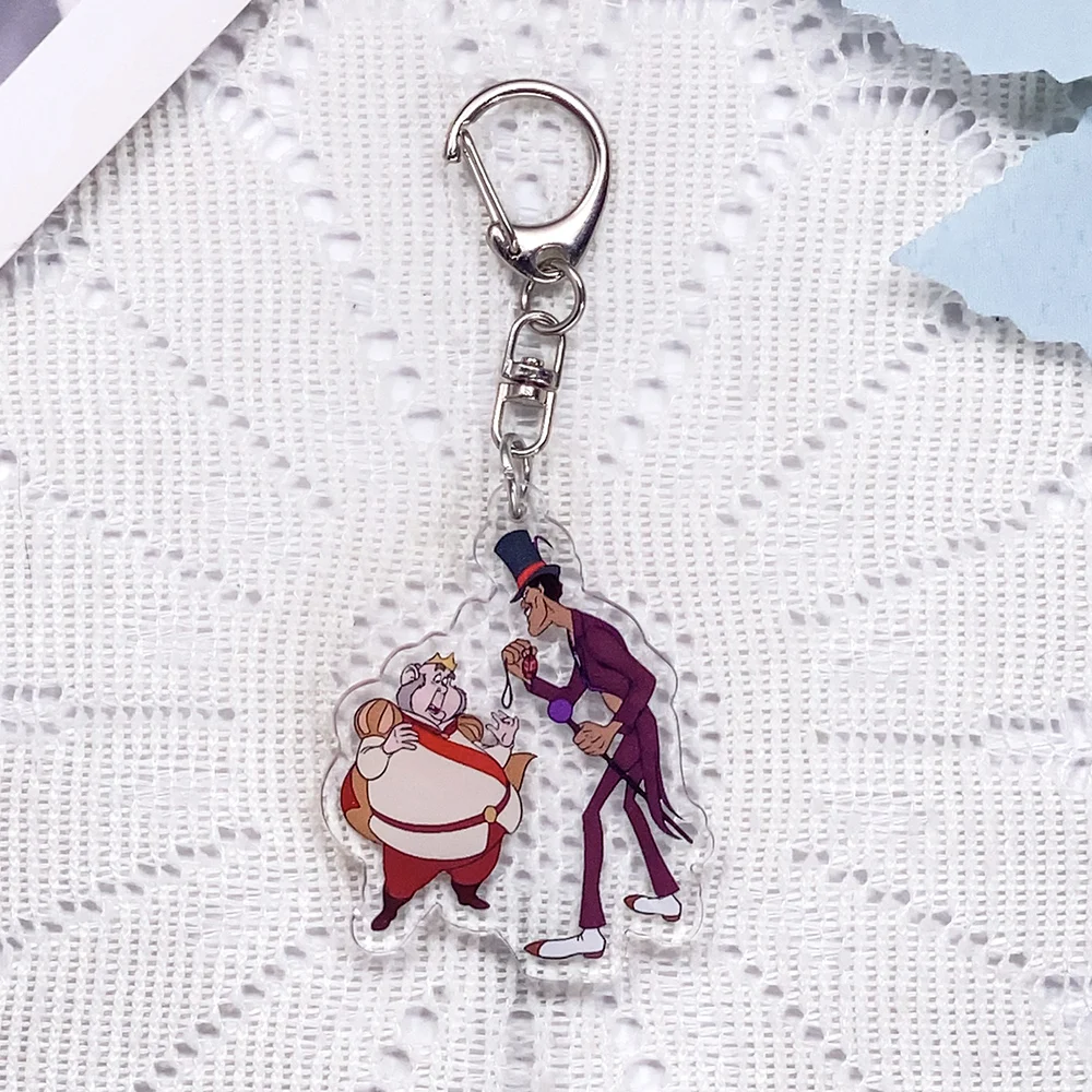 1/13Pcs Disney The Princess and the Frog Keychain Acrylic Keyrings Bag Charms Backpack Pendant Prop Decoration Friends Gifts view 5