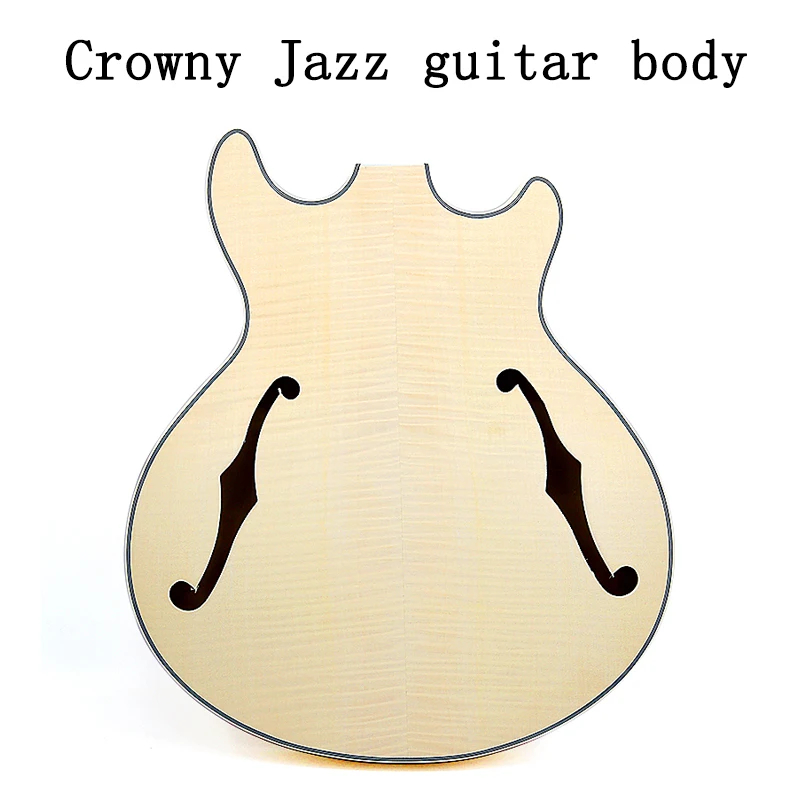 The es-335 Dot jazz guitar body is made of solid wood with maple plywood on the back and side panels