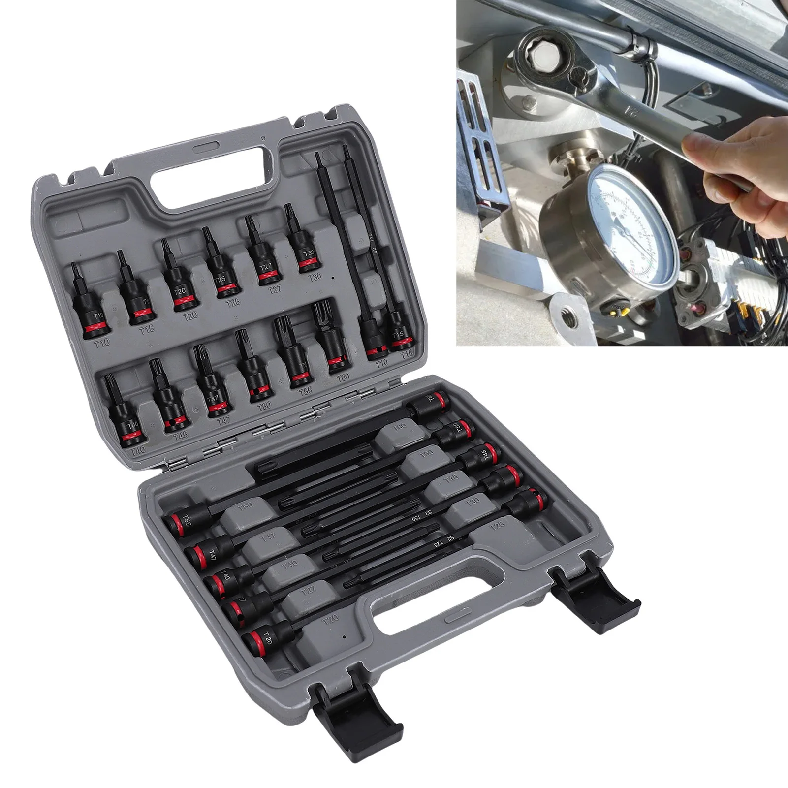 set-di-bussole-a-impatto-da-3-8-pollici-in-acciaio-legato-s2-punte-a-stella-t10-t60-2-6-pollici-con-scatola-in-plastica-termoformata