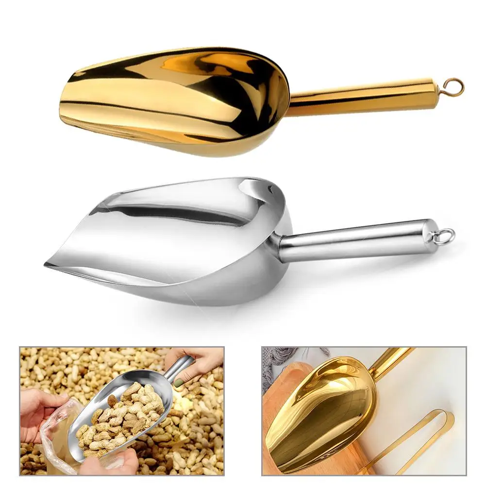 Stainless Steel Ice Shovel Defrosting Shovel Ice Block Tool Deicing Supplies Household Kitchens Bars Beverage Stores Ice Maker