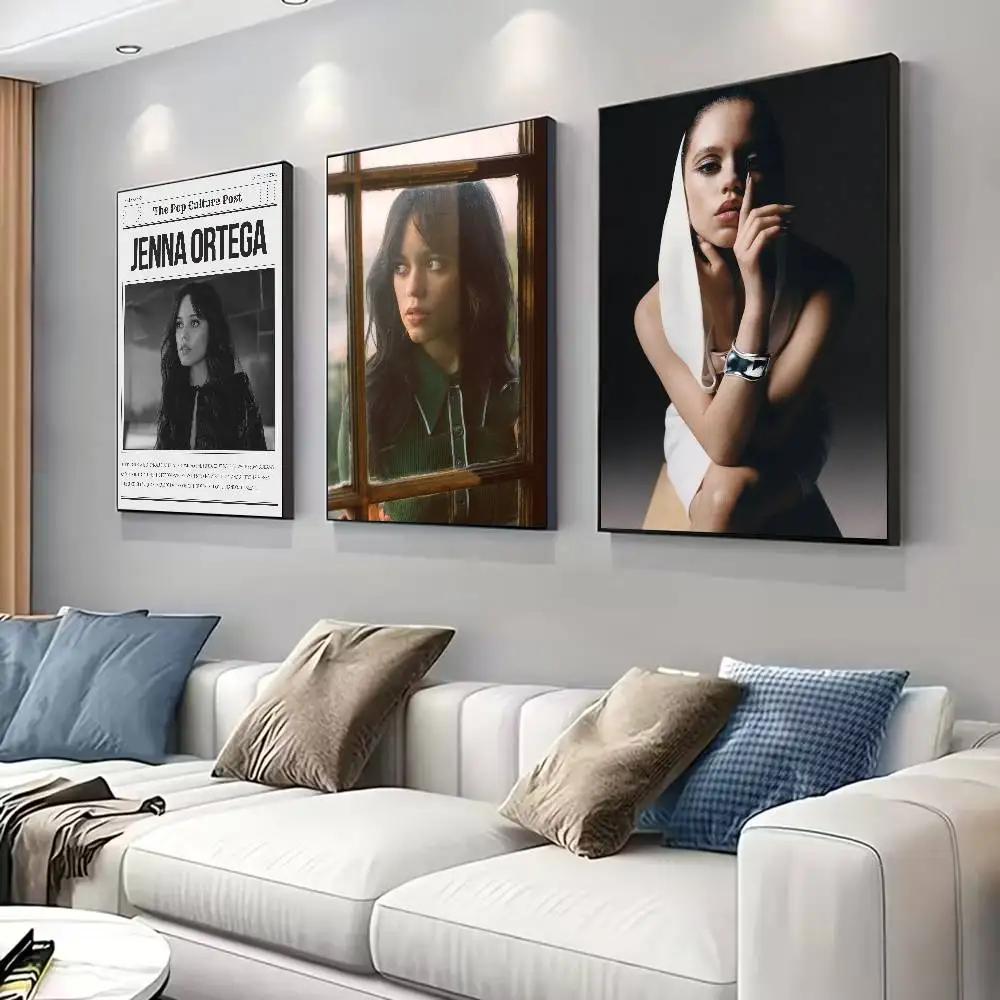 Jenna O-Ortega Poster for Living Room, Bedroom, Office, or Bar, Frameless, Indoor Use, Bedroom Wall Art.