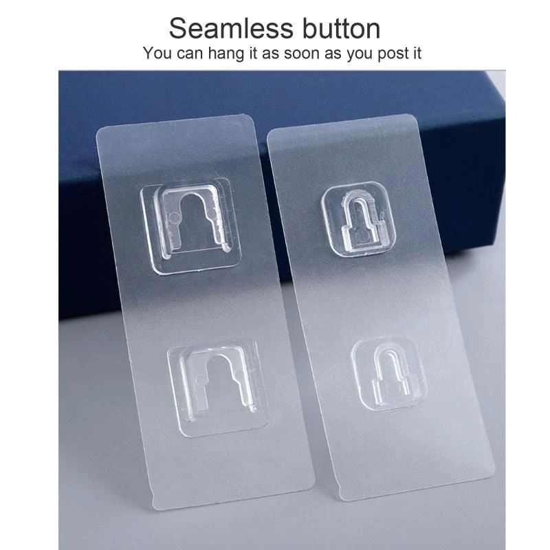 Strong Sticker Buckle Strong Stickers Sticky Hooks Set of 2 Hanger for Home Kitchen Dormitory Router Holder best sale