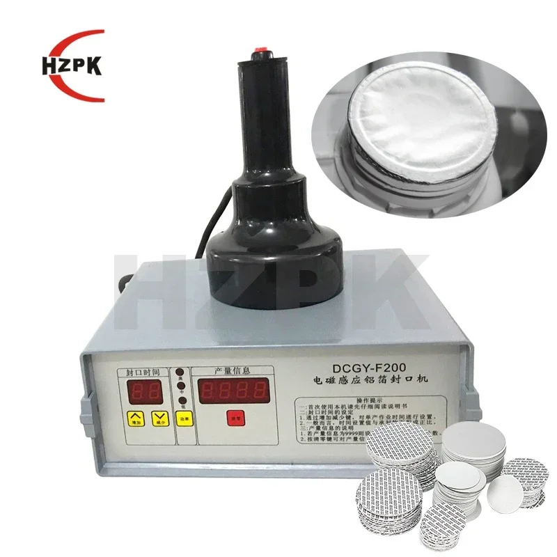 

HZPK F200 Handheld Plastics Glass Bottle Inductions Sealers Manuals Aluminums Foils Sealing Machine