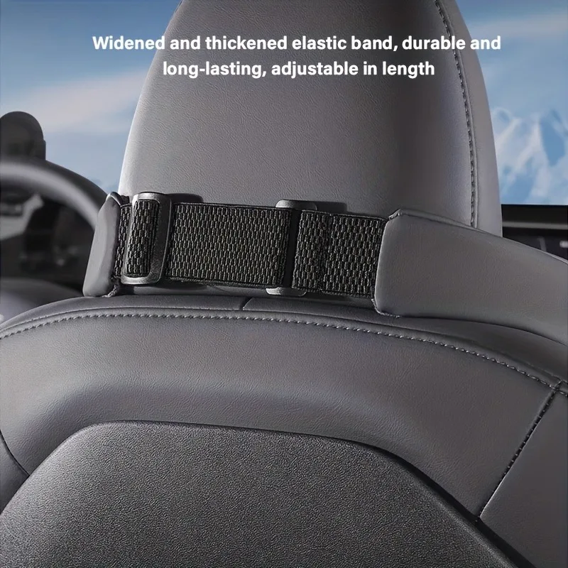 1 Stück Luxus-Auto-Nappa-Kopfstütze Nackenstützkissen Taillenkissen Komfortables Atmungsaktives Taillen- und Nackenstützkissen für Alle Jahreszeiten – Detail 13
