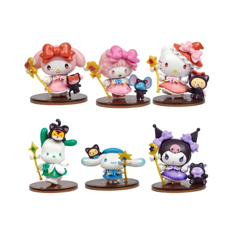 星空の夜パーティー マジシャン サンリオ ブラインドボックス フィギュア クロミ ドール マシン ドール ツイストエッグ オーナメント ドール おもちゃ