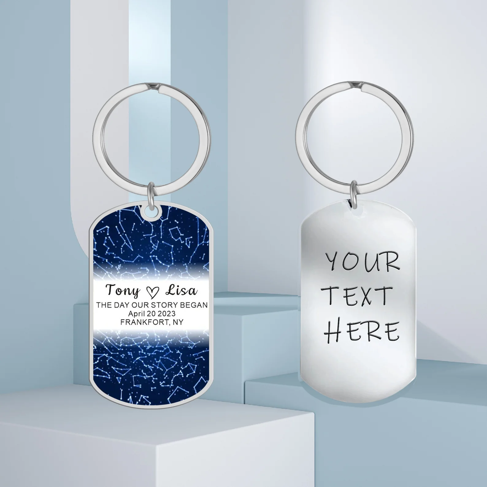 

Customize personalized keychains, give gifts to friends, Valentine's Day gifts, anniversary gifts, customize photo keychains