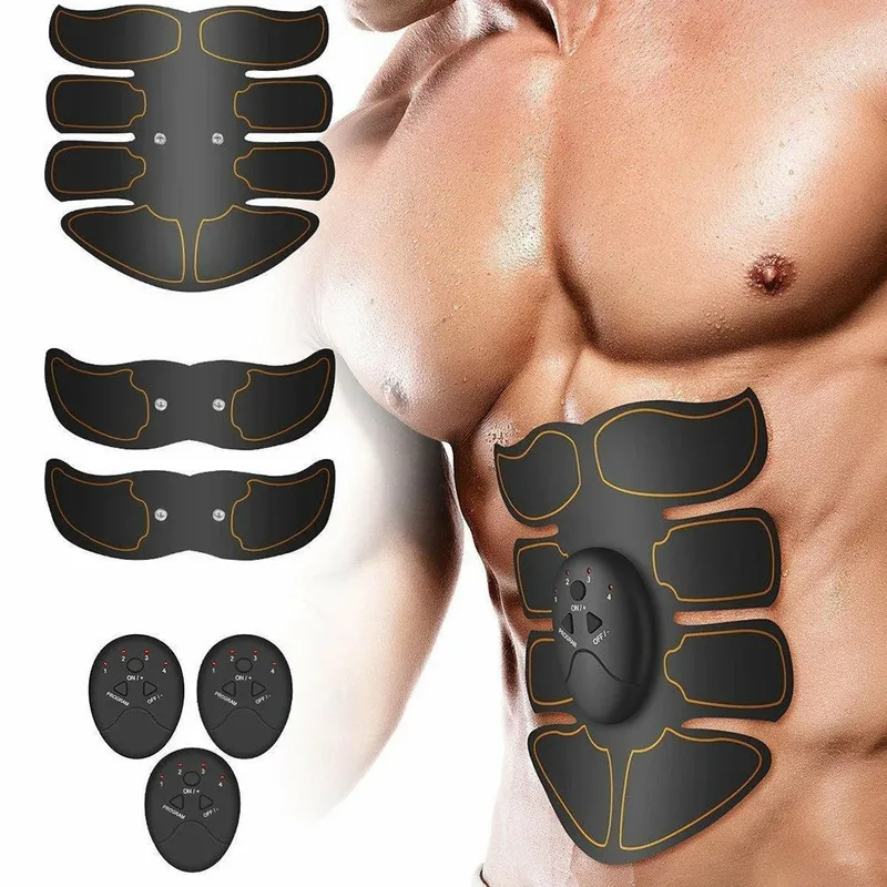 Rechargeable Massager Lazy Fitness Equipment  Abdominal Health Device EMS Muscle Stimulator Hip Shaping Patch Sliming Trainer