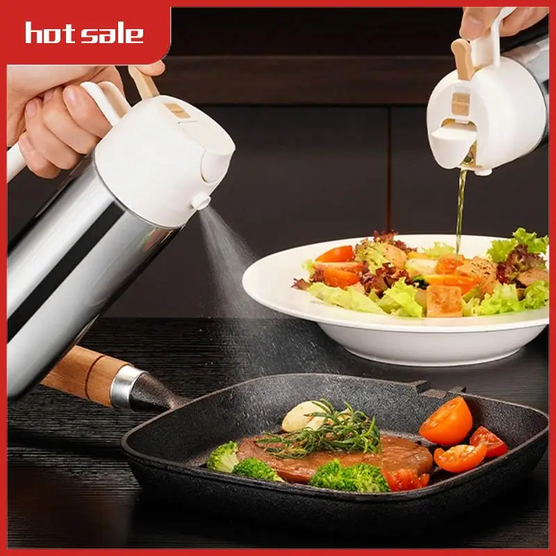 

A52I-Oil Dispenser Oil Sprayer Stainless Steel Olive Oil Dispenser Bottle Sprayer Pour Food-Grade Oil Mister Sprayer Bottle