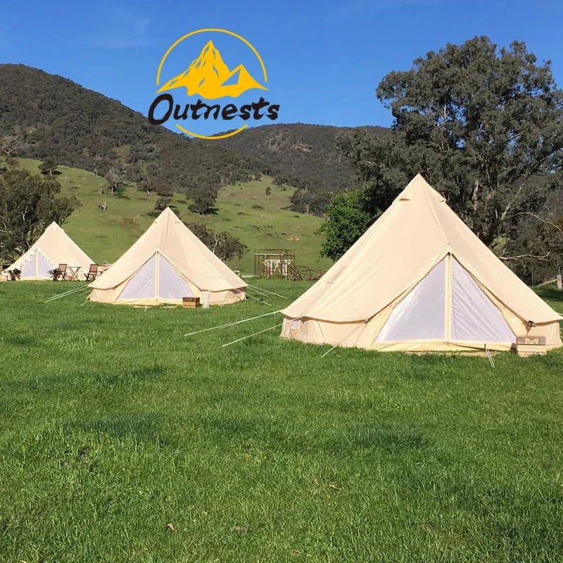 Luxury Outdoor Hotel Indian Luxury 8-10 person Bell Tent