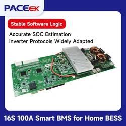 PACEex 16S 100A BMS Adapted to Global Inverter Manufacturers PACE lifepo4 bms