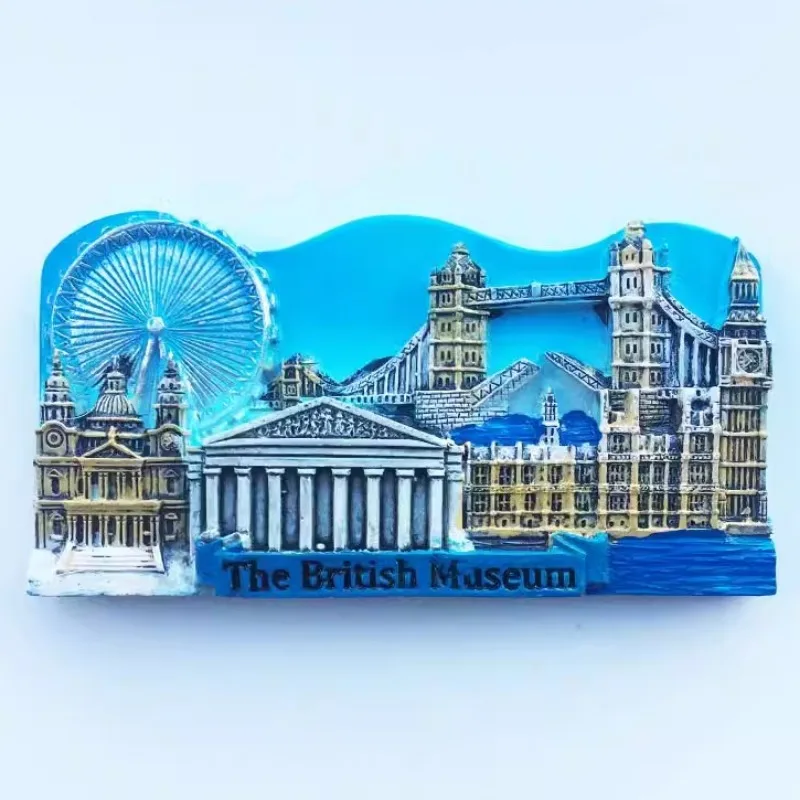 England Manchester Fridge Magnets United Kingdom Tourist Souvenirs Scotland Wales Oxford Cambridge Fridge Stickers Gifts