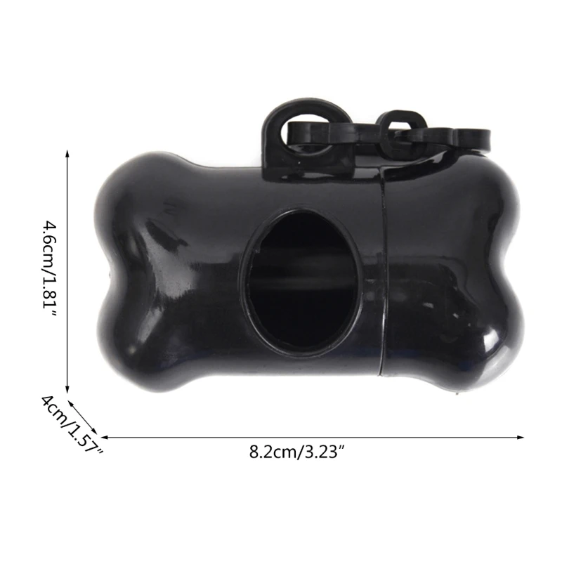 Portable Dog Poop Bag Holder Pick Up Pet Poop Bag Dispenser Waste Cleaning Tool Dropship