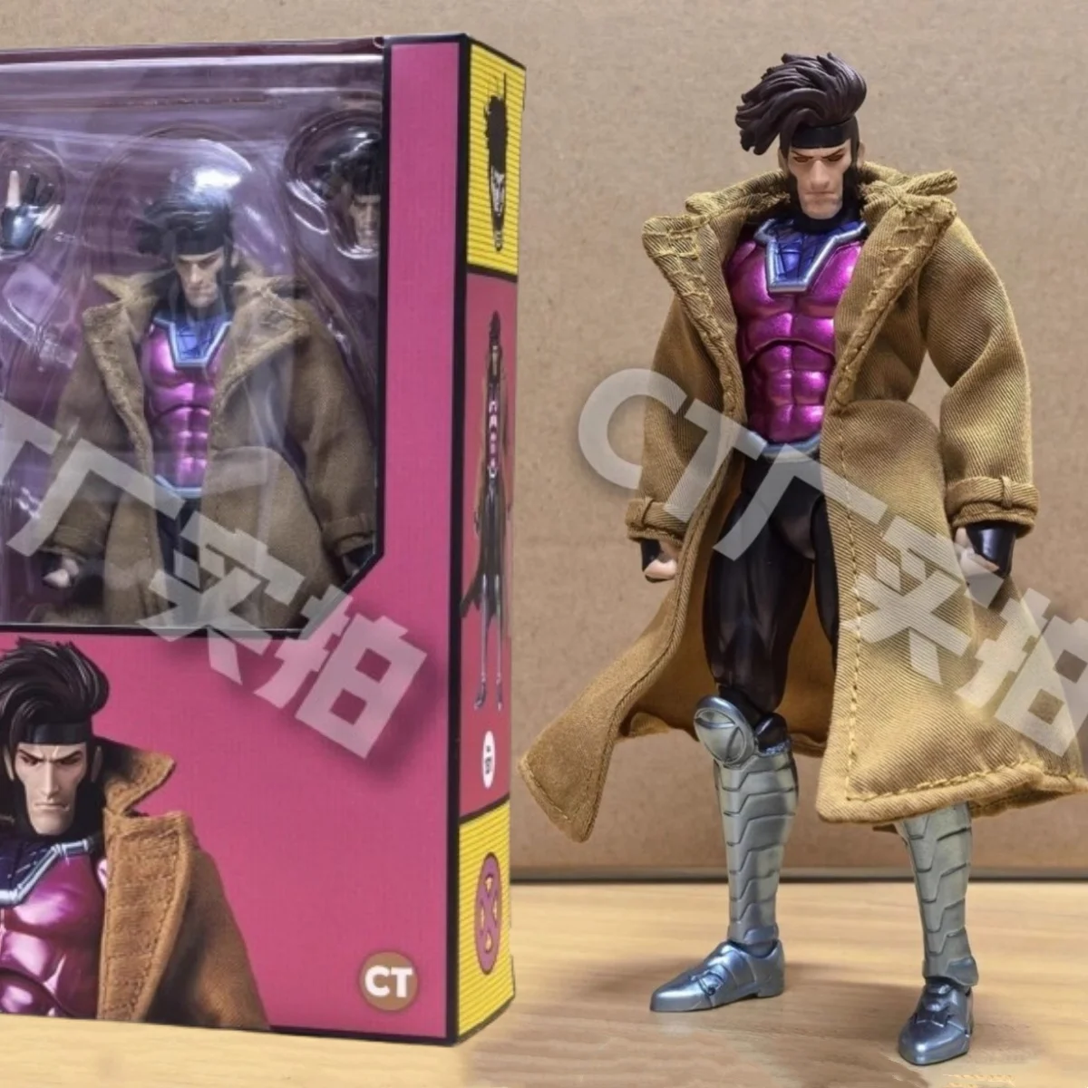 

Новая фигурка CT Gambit X-Men Wolverine Mafex 131, фигурка из ПВХ, игрушки, статуя, модель, фигурка, игрушка, индивидуальная игрушка на день рождения, подарок
