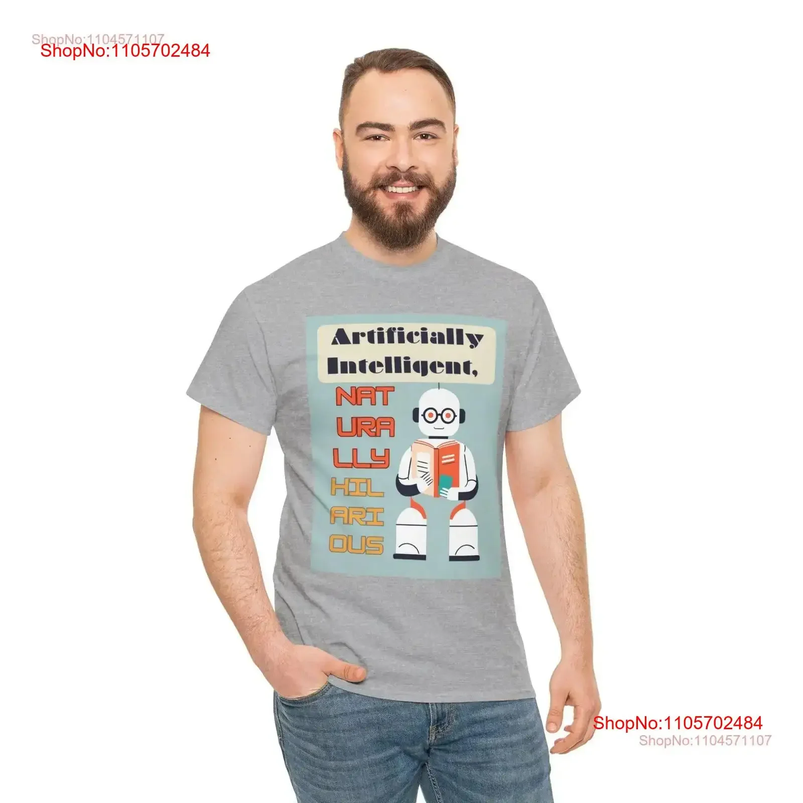 T Shirt AI Future Robots Artificial Intelligence Funny memes Cool Catchy Books Learning vintage Washed Stylish fashion Soft