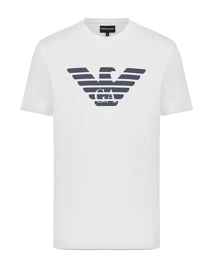 إمبوريو أرماني | تي شيرت برسومات شعار Pima Cotton الأساسية #6
