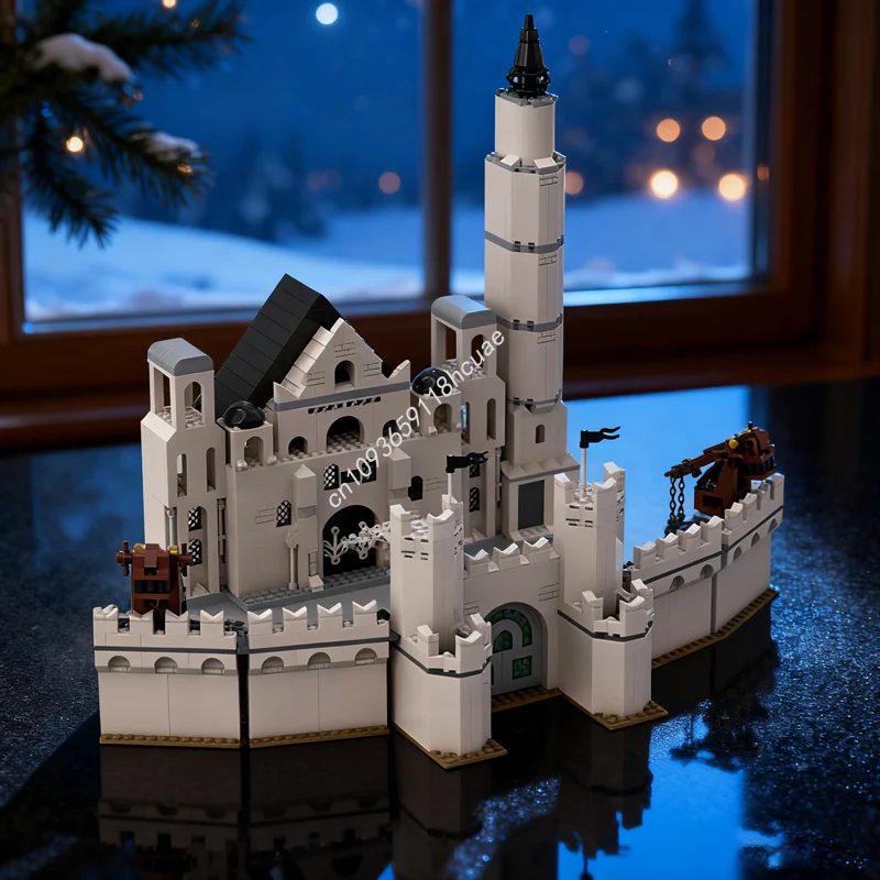 

1524pcs MOC LOTR The White City Gondor Hobbit And Model Building Christmas Gift Blocks Construction DIY Toy Creative Brick Kids