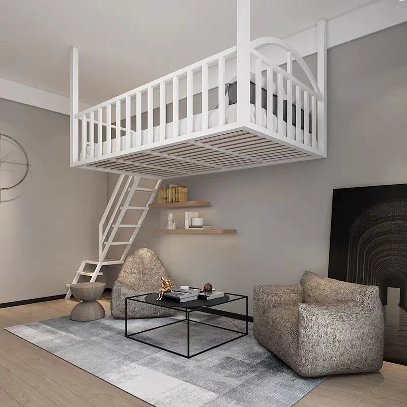 Loft Bed Upper Double Small Apartment Loft Bed Under ableHanging Wrought Iron Loft Bed Empty Under