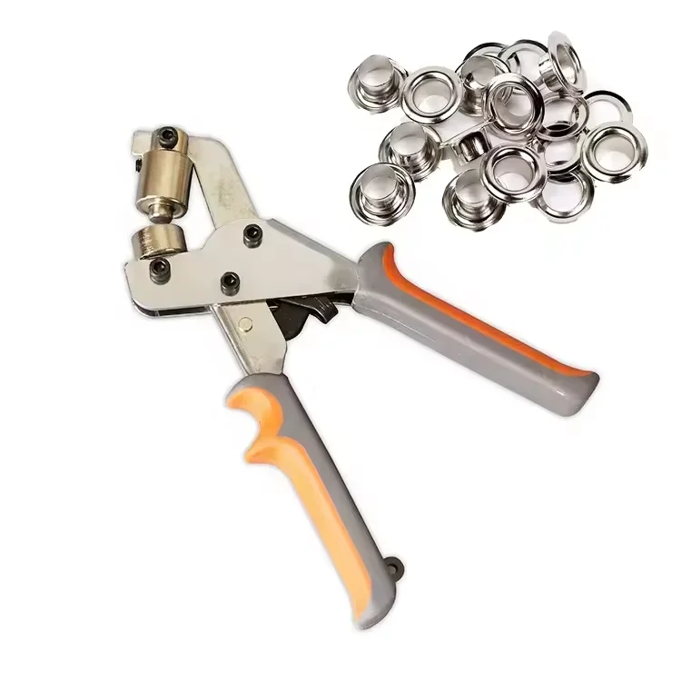 Grommet Tools Kit Portable Manual Puncher For Silver Grommets Of 6mm/10mm