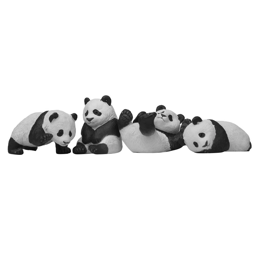 Figurine Panda Hand-made Ornament Toy Home Decor Household Products Desktop Figurines