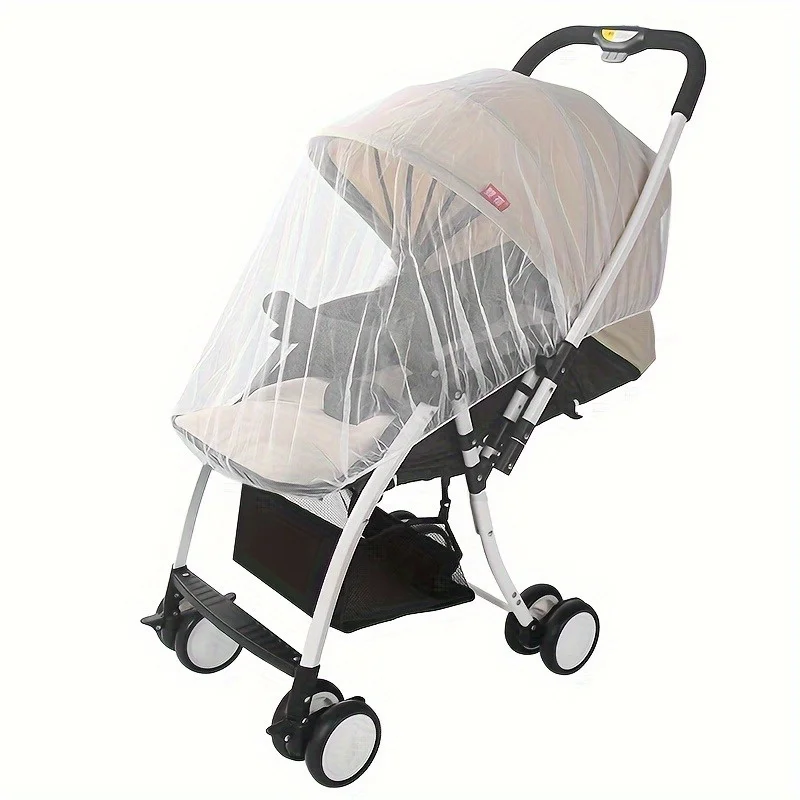 Baby Stroller Mosquito Net Protection Cover for Prams Toddler Pushchair Bug Shield Curtain