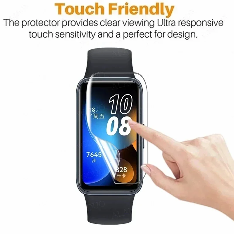 Película de hidrogel para Huawei Band 8, Protector de pantalla suave para Huawei Band 6/7/8, película protectora, no de vidrio, 1 a 10 unidades