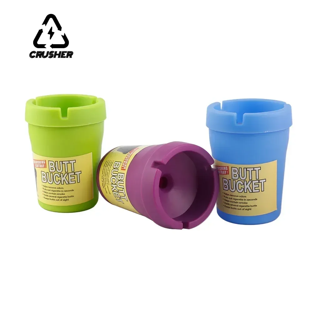 CRUSHER Portable Smoke Ashtray Universal Auto Ashtray Cigarette Ash Holders Cup Car Interior Decor Auto Accessories Interior - Image 3