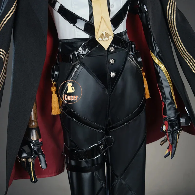 25COSZenless Zone Zero Evelyn Chevalier Cosplay disfraz peluca uniforme chaqueta sombreros pendientes estrellas de Lyra fiesta de Halloween mujeres