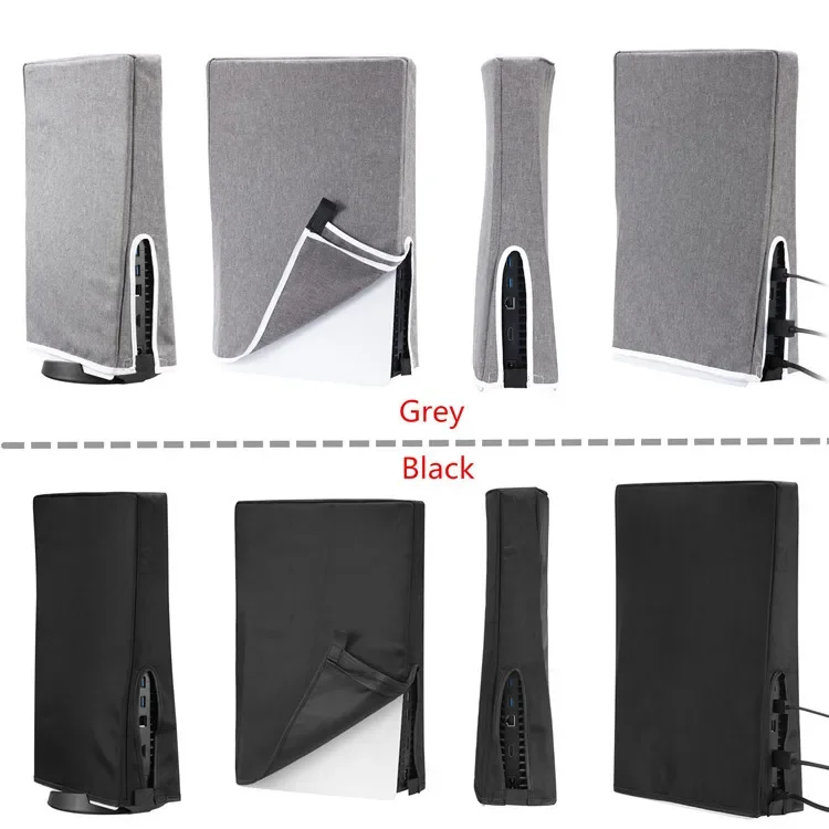 غطاء مقاوم للغبار لوحدة التحكم في الألعاب PS5 حافظة حماية المضيف لـ PlayStation 5 غطاء حماية مضاد للغبار لهاتف PS5 Slim/لـ PS5