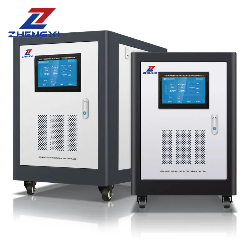 Three Phase Servo Type Automatic Voltage Regulator Stabilizer 30KVA 50KVA 60KVA 380v Voltage Stabilizer
