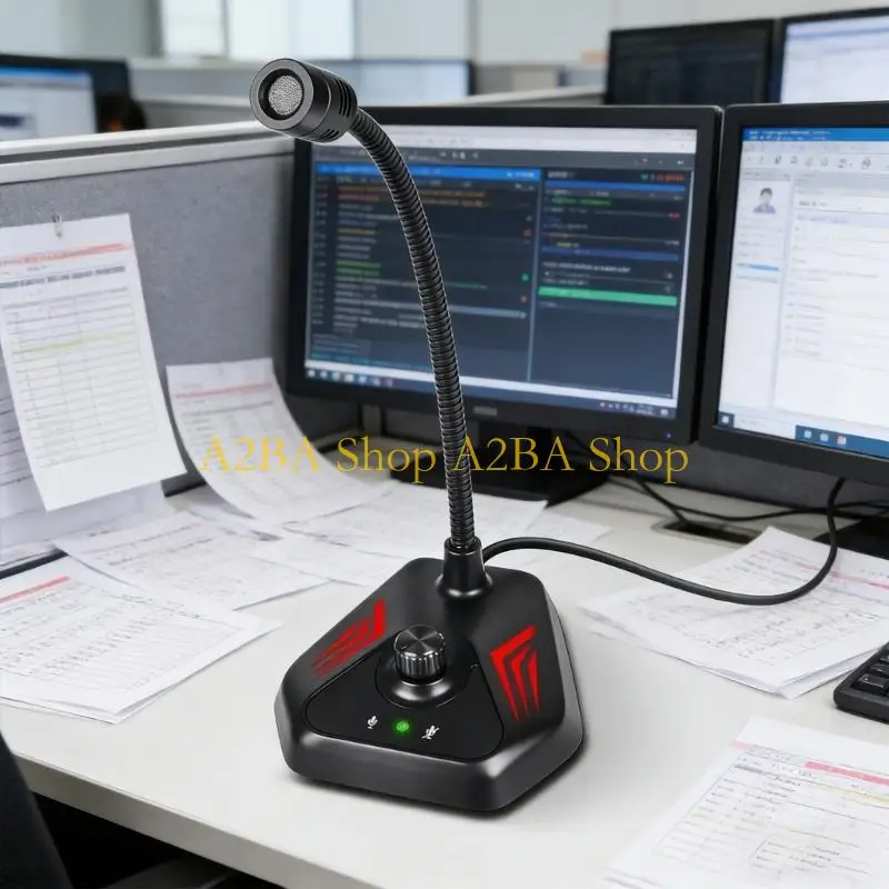 a2ba-カラーライト-usb-コンデンサーマイク、オンライン会議ゲームプレイで優れた音声を実現