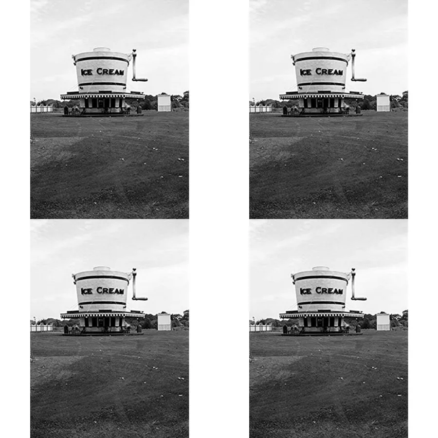 

1937 1930s Roadside Refreshment Stand Shaped Like Ice Cream Maker Poster Print by Vintage Collection, 18 X 24