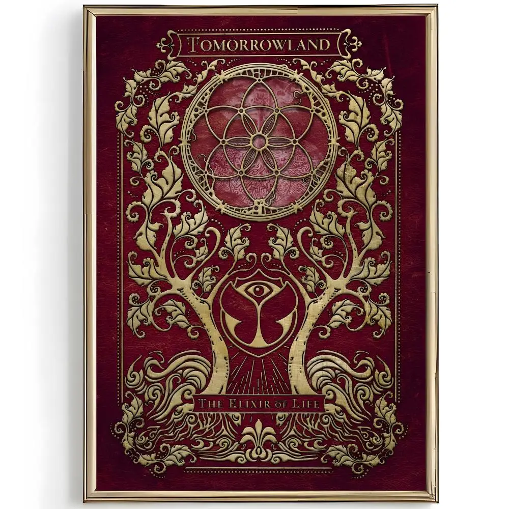 electronic carnival T-Tomorrowland Poster Unique Home Decoration Ideas & Stylish Interior Art