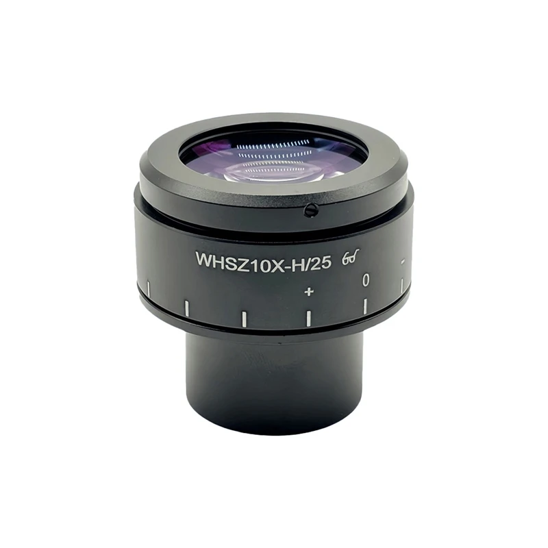 WHSZ10X-H/25 Wide Field Microscope Eyepiece 30mm Diameter Adjustable for Stereo Binocular Trinocular Microscopes-A69M
