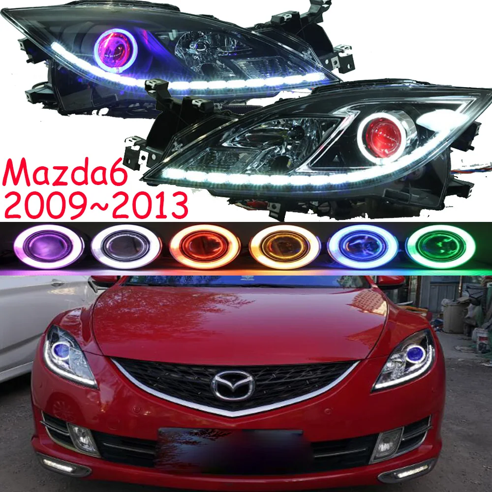 

car bumper headlamp Mazda6 headlight 2009~2013y mazda6 daytime light DRL car accessories HID xenon mazda6 fog light