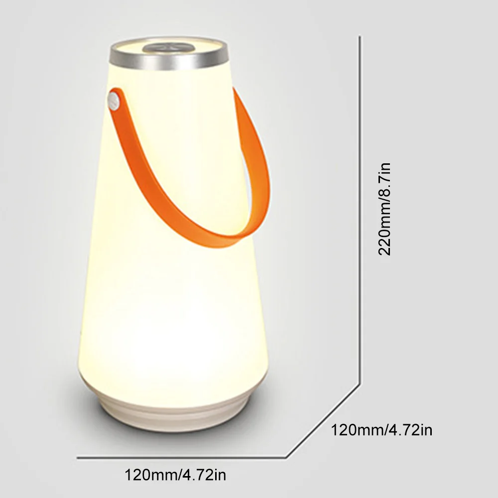USB充電式屋外LEDランタン,タッチセンサーランプ,ポータブルテントランプ,調光可能,屋外用