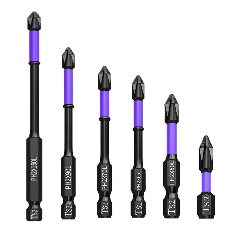 Imagem -03 - Bits de Chave de Fenda Magnética Antiderrapante Cabeça de Lote Cruz Bit 25150 mm para Furadeira de Impacto Elétrica Ferramenta de Broca de Mão 10 Peças Ph2