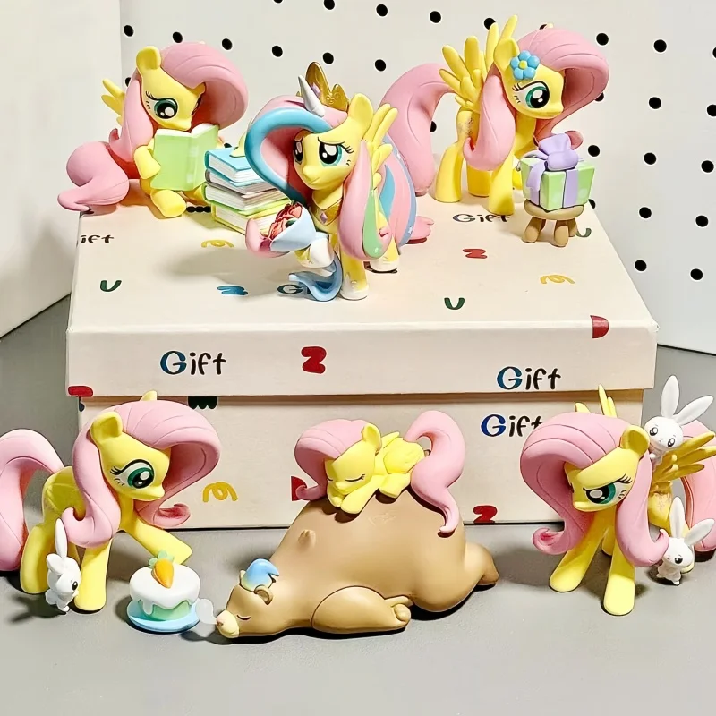 

Original Funism My Little Pony'S Sweet Diary Fluttershy Series Blind Box Mystery Box Anime Figure Collection Display Girls Gifts