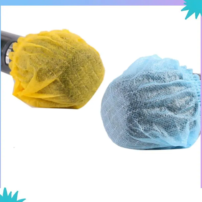 ABZW 500 قطعة غطاء ميكروفون للاستعمال مرة واحدة، زجاج أمامي للميكروفون المحمول لغرفة التسجيل، KTV، الكاريوكي، أداء المسرح