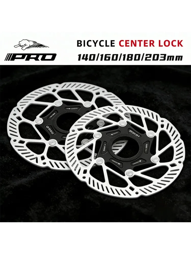 AliExpress NONE IIIPRO Center Lock Brake Disc 140/160/180/203mm Mountain Road Bike Brake Disc Rotor with Lock Ring MTB Hydraulic Brake Rotor