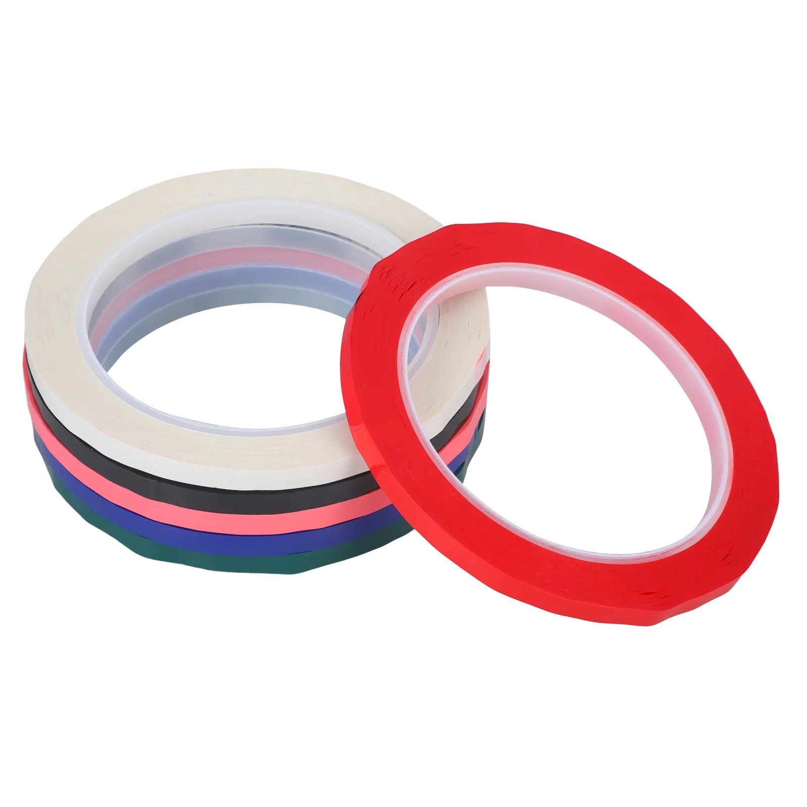 6 لفات شريط عازل رفيع متعدد الاستخدام لتحديد المواقع أشرطة للحرف اليدوية لوحة المسح الجاف أداة الديكور