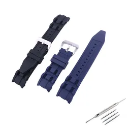 Men's silicone watch band Compatible for Invicta Pro Diver waterproof sports rubber PU watch strap 26mm wristband accessories
