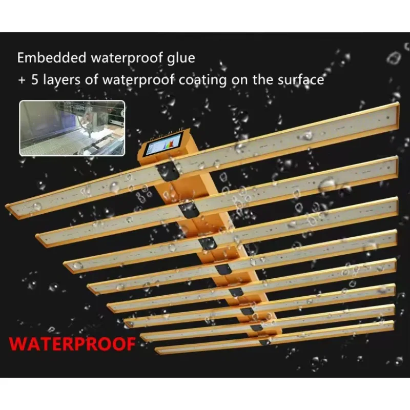 New Design 4 Channels Adjustable Spectrum 900w Greenhouse Dimming Grow Lights IP65 with Separately Control LED Grow Lights