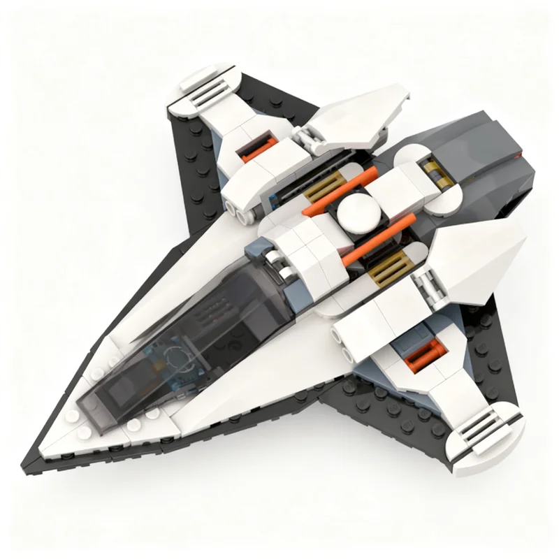 

NEW 452PCS MOC Space Exploration Spaceship Landing Gear Model Technology DIY Creative Assembly Bricks Display Birthday Gift Home