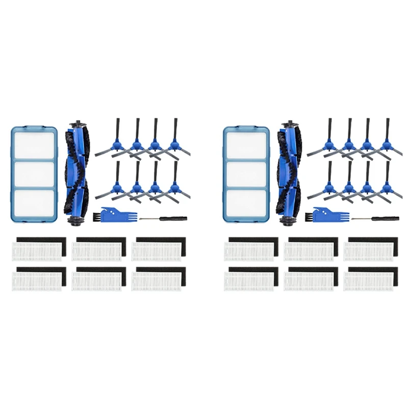 

2 Set Replacement Parts For Eufy Robovac 11S, Robovac 15C, 25C, 35C, Robovac 12, Robovac 30, Robovac 15T Vacuum Cleaner