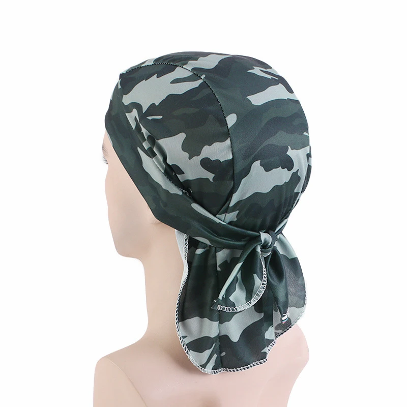 Piraten-Bandana, Radfahren, Do-Rag, Unisex, atmungsaktiv, schnell trocknend, Durag-Kappe, Angeln, Motorrad, Kopftuch, Sonnenschutz, Camo-Kopftuch – Detail 9