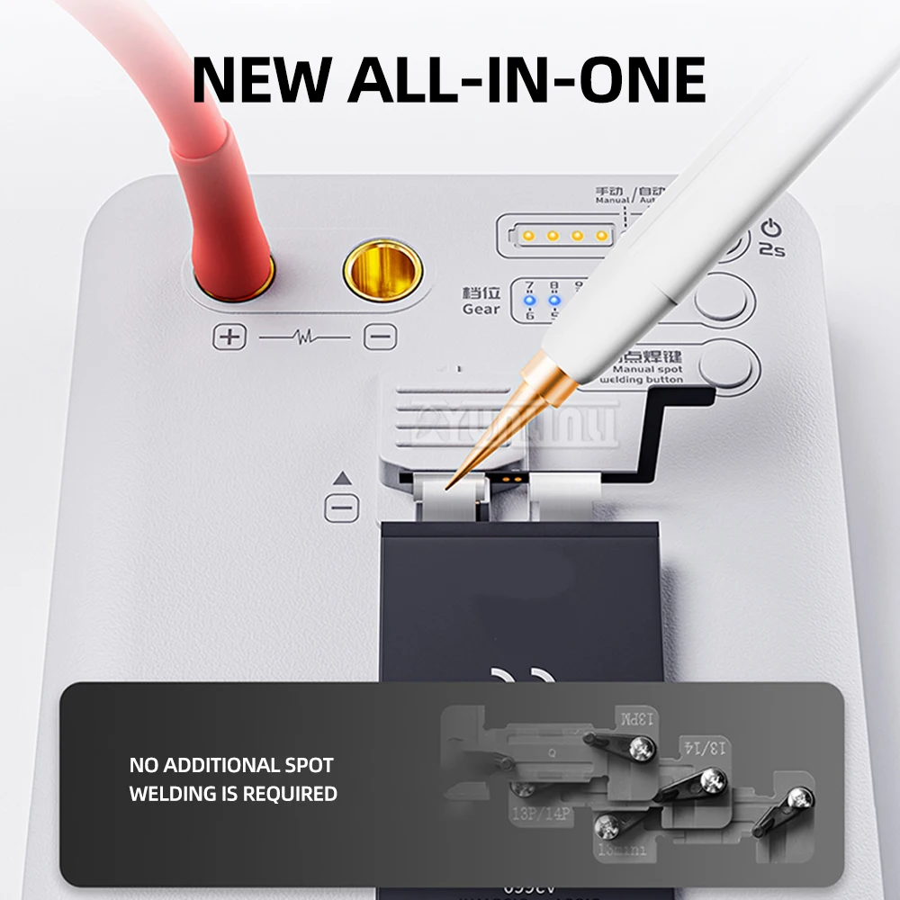 2S Spot Welding Machine Portable Intelligent Mode Automatic Manual Integrated with Fixed Buckle for Precision Welding Pen