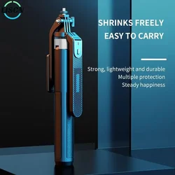 LISCN Selfie Stick Alloy Desktop 360° Gimbal Selfie Stand Pole Wireless Bluetooth for Live Streaming Photo and Video Stand
