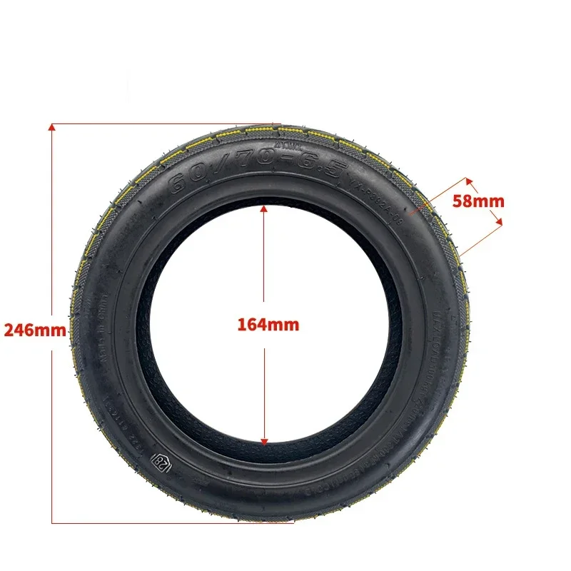 10 Inch 60/70-6.5 Tubeless Tyre For Ninebot Max G30/G30E/G30LP Electric Scooter 245*245*55mm Rubber Repaired Automatically Tyre